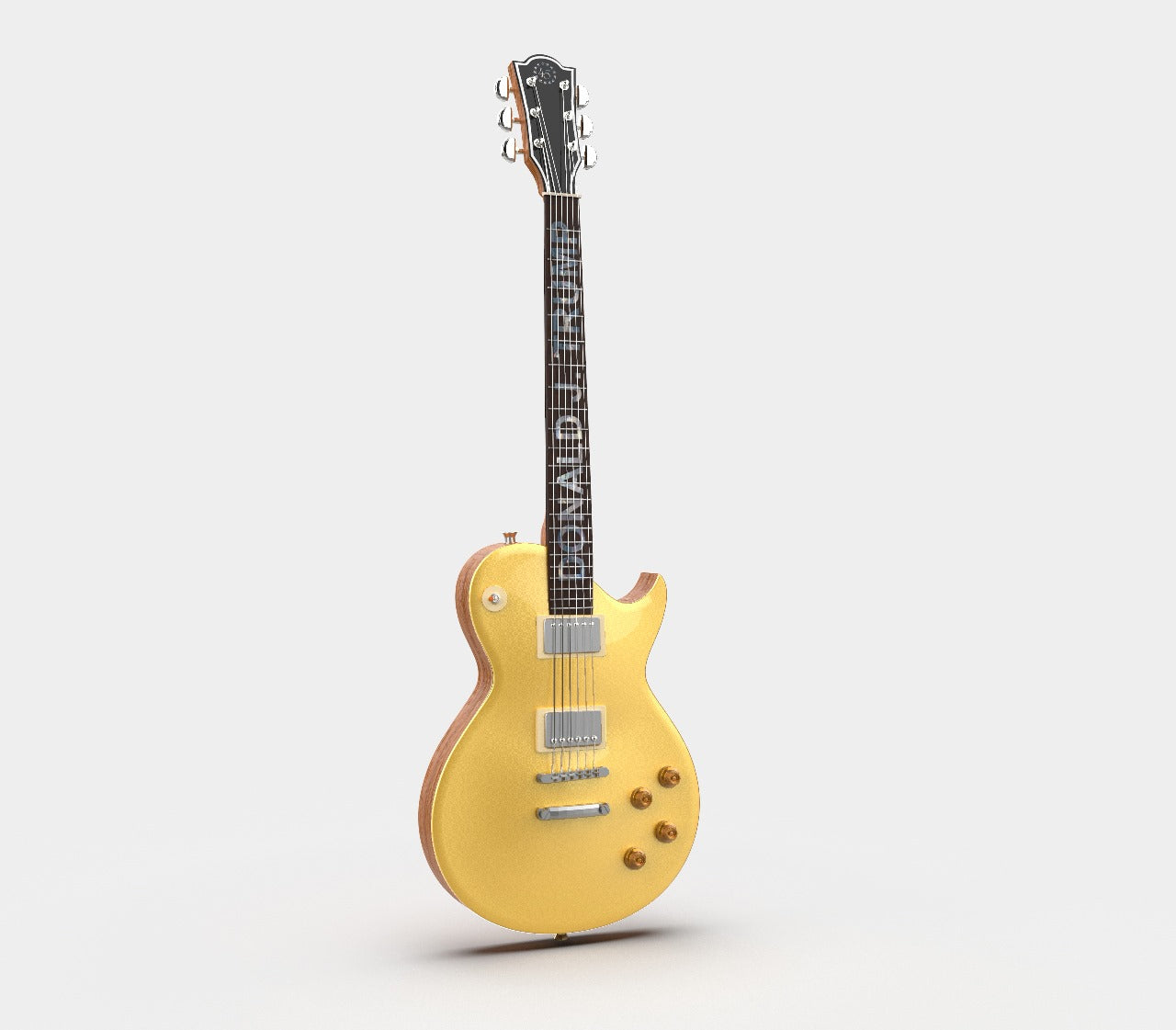 Donald J. Trump Gold Electric Guitar