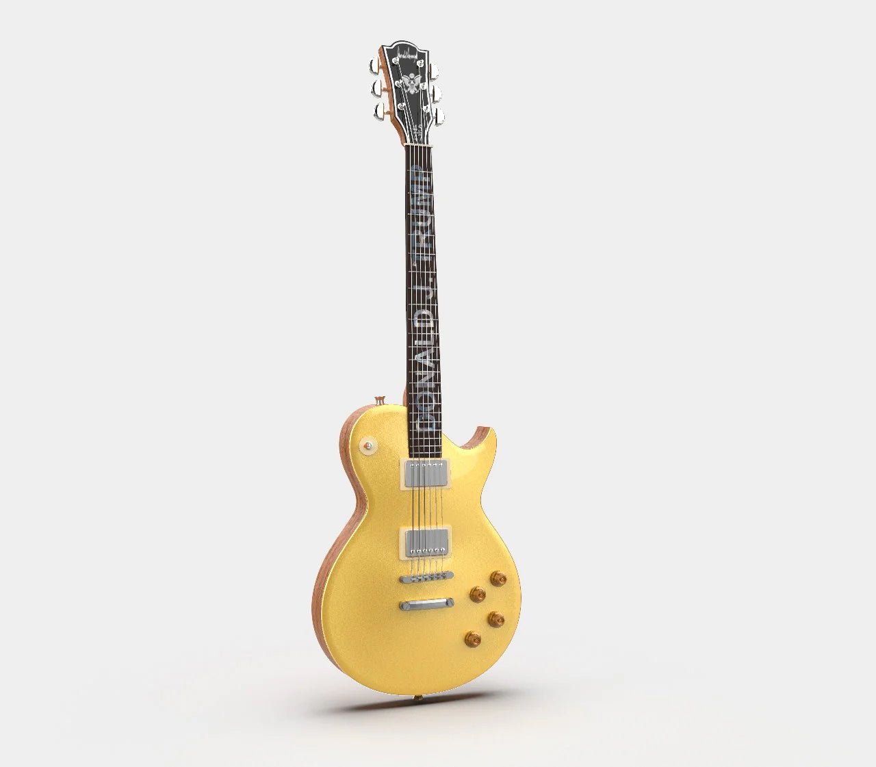 Donald J. Trump Gold Electric Guitar