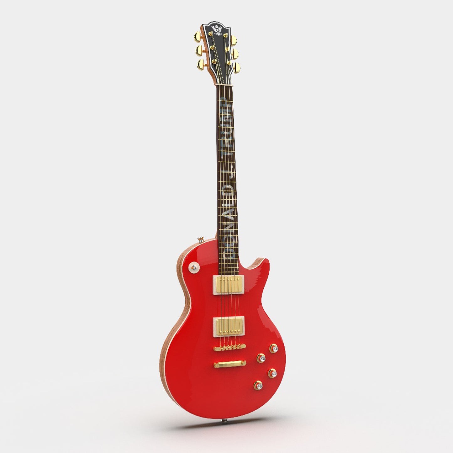 Donald J. Trump Red Electric Guitar